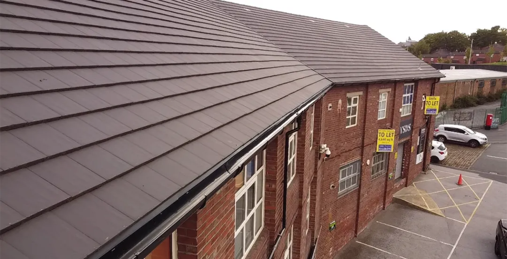 Roofology Commercial Slate Roof landscape